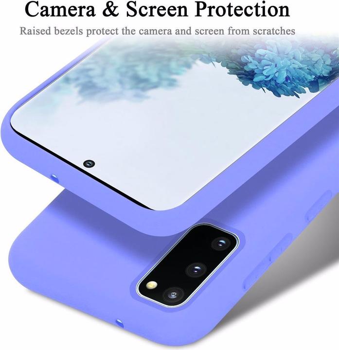 Actual product image Cadorabo TPU Liquid Silicone Case Cover (Samsung Galaxy S20 FE)