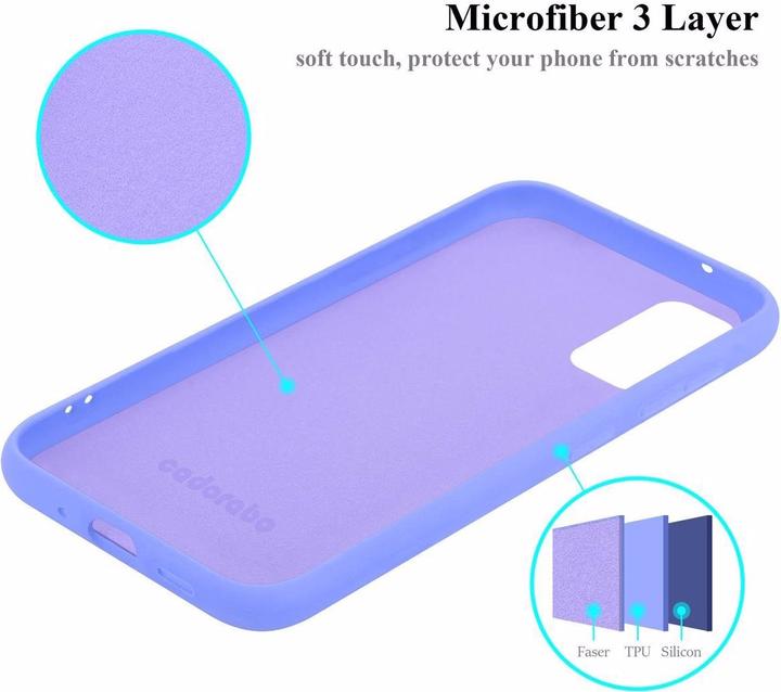 Actual product image Cadorabo TPU Liquid Silicone Case Cover (Samsung Galaxy S20 FE)
