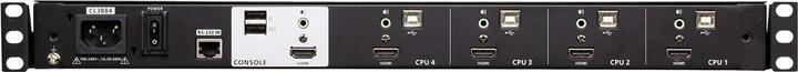 Immagine prodotto Aten CL3884NW CH switch KVM 4 porte multi-view 18,5" LCD (USB HDMI) Layout CH