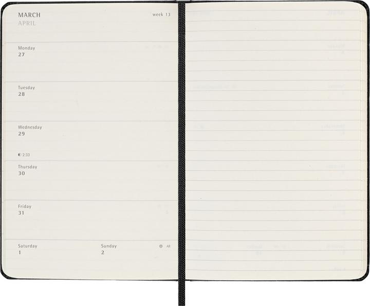 Actual product image Moleskine Student Agenda (9 x 14 cm, English)