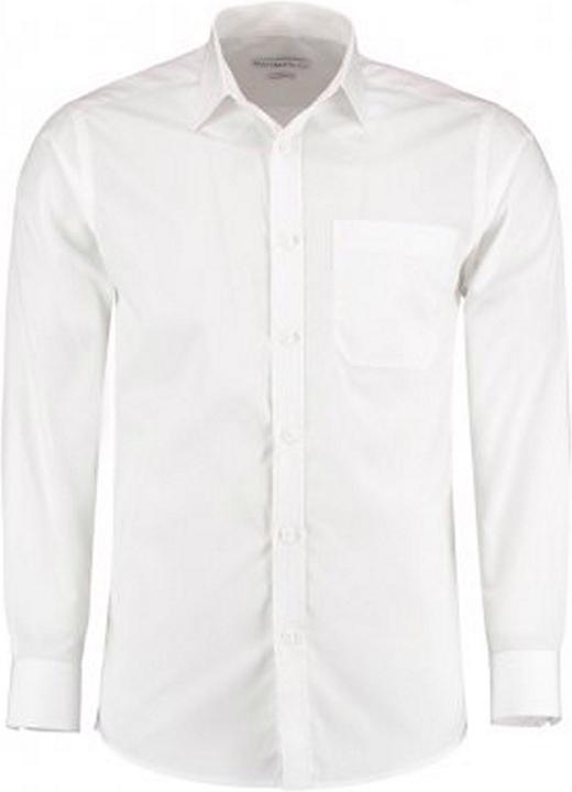 Kustom Kit Langarm Tailored Poplin Hemd (42)