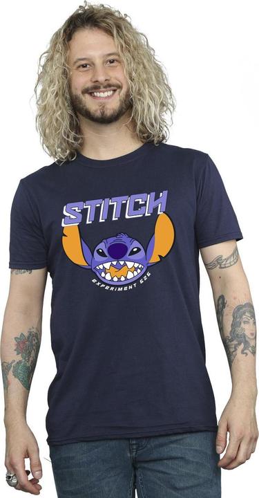 Actual product image Disney Mens Lilo And Stitch Purple T-Shirt (XL)