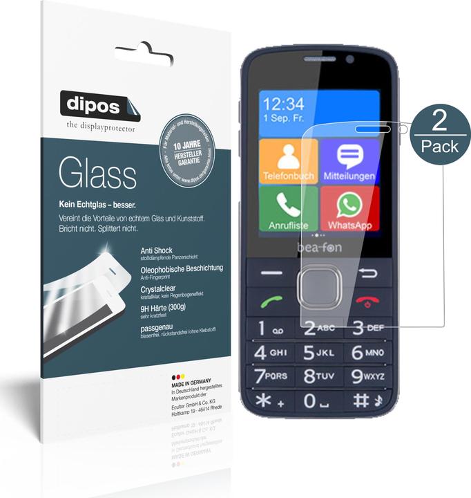 Image du produit Dipos Film de Protection d’écran Anti-Shock (2 pièce(s), Beafon SL820)