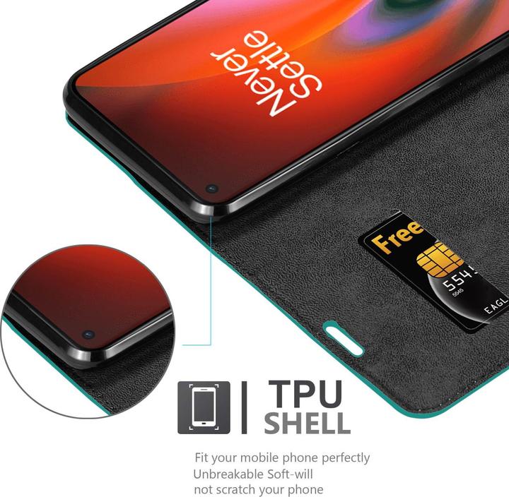 Image du produit Cadorabo Book Invis. Étui magnétique (OnePlus Nord 2 5G)