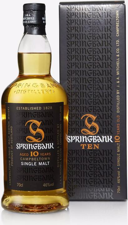 Actual product image Springbank 10 Years (Single Malt, Scotch whisky, 1 x 70 cl)