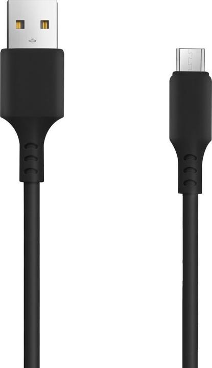 Produktbild Setty Autoladegerät 1x USB 1A schwarz + microUSB Kabel 1,0 m NEU