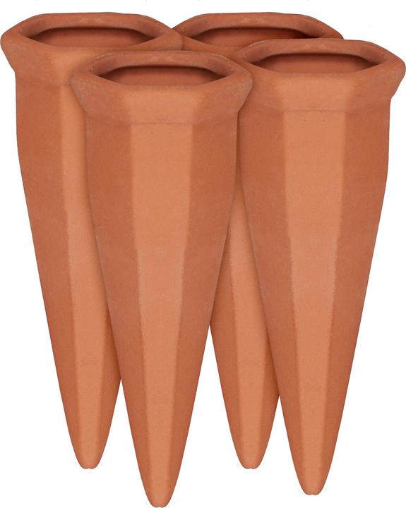 Actual product image Relaxdays Clay Watering Cones Set of 4 (Clay cone)