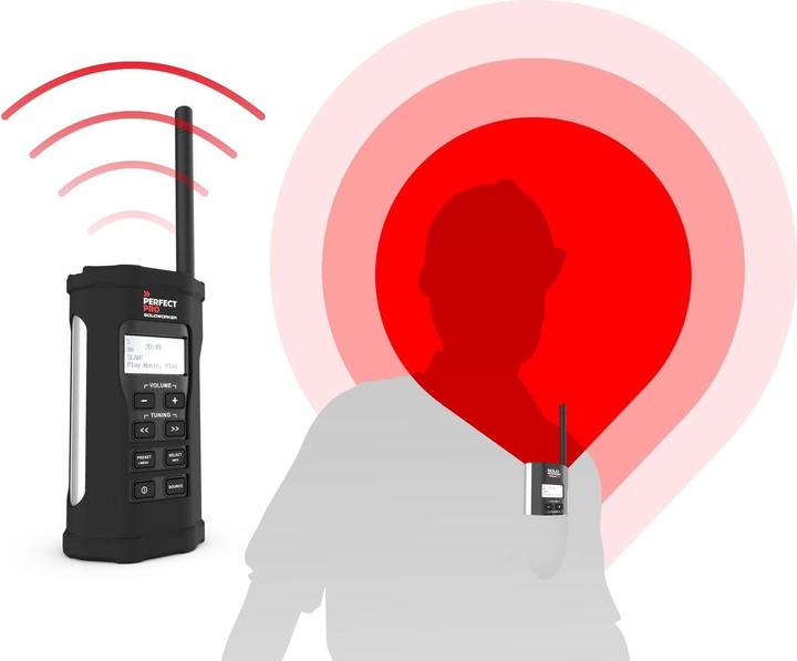 Productafbeelding PerfectPro Soloworker (DAB+, VHF, Bluetooth)