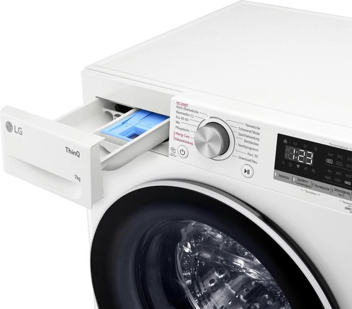 Produktbild LG F2V4SLIM7 Waschmaschine Freistehend Frontlader (7 kg)