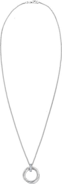 Immagine prodotto Elli DIAMANTI Collana Circle Trio Diamond (0,025 ct.) Argento 925 (Diamante, Argento 925, 45 cm)
