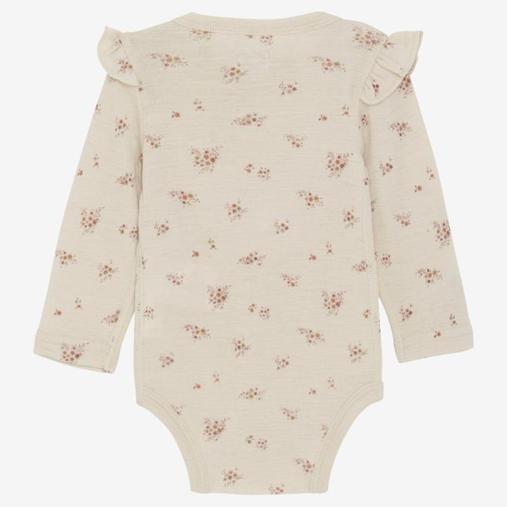 Image du produit CeLaVi Body manches longues en laine mérinos fleurs sauvages (50)