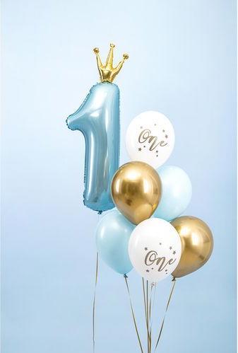 Produktbild Partydeco Ballons zum 1. Geburtstag "One