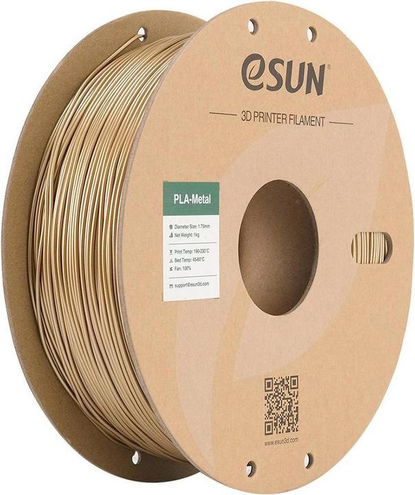Image du produit eSUN Filament ePLA-Metal Bronze 1.75mm 1Kg (PLA, 1.75 mm, 1000 g, Or)