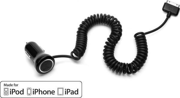 Produktbild Griffin PowerJolt SE for iPhone and iPad (30-pins) 2.1A Black GC23090