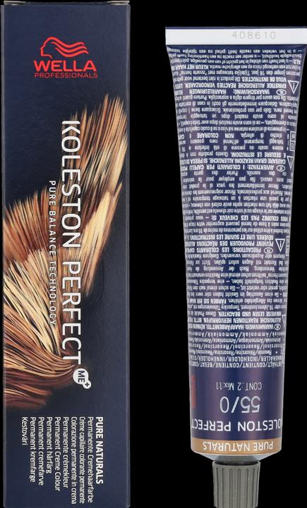 Actual product image Wella Koleston Pure Naturals (55/0 light brown intensive-natural)