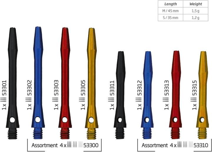 Produktbild Bull's Simplex Aluminium Shaft (S (35 mm))