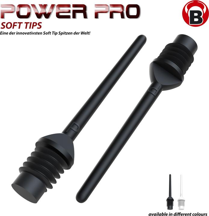 Immagine prodotto Bull's Punte Mega Point lunghe 6mm (2BA)