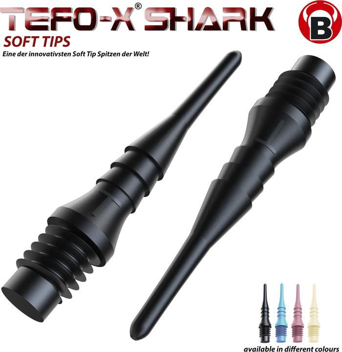 Immagine prodotto Bull's Tefo-X Shark Soft Tips 6mm (2BA)