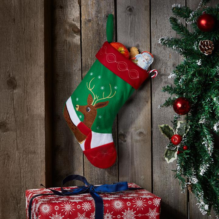 Immagine prodotto tectake Stivale di San Nicolò con motivo di cervo