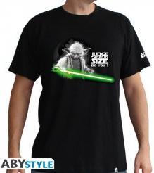 Image du produit ABYstyle STAR WARS - T-Shirt Yoda Judge me... - Black (S) (S)