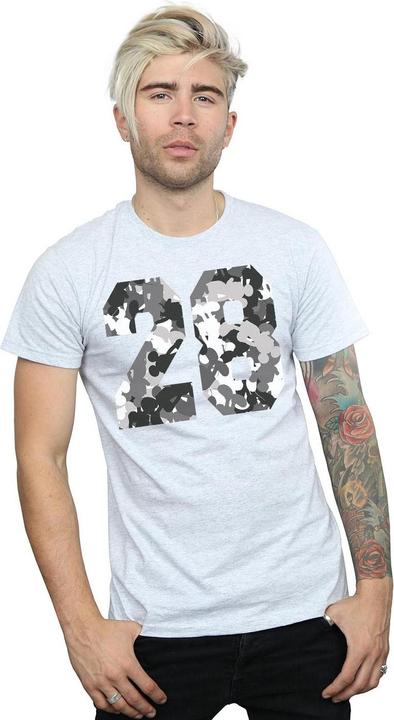 Actual product image Disney Mens Mickey Mouse Pattern 28 T-Shirt (L)