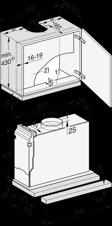 Produktbild Miele DAS 4520 (Flachschirmhaube)