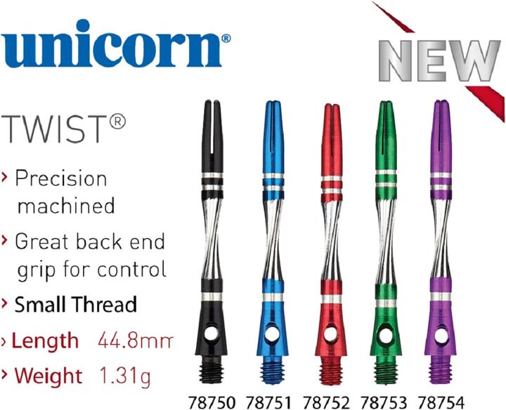 Actual product image Unicorn Twist aluminium shaft (M (45 mm))