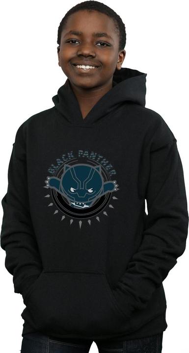 Immagine prodotto Kawaii Black Panther Pounce Felpa con Cappuccio Ragazzi (140, 146)