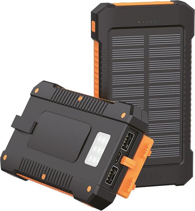 Immagine prodotto LogiLink Banca di energia solare (8000 mAh, 10 W, 29.60 Wh)