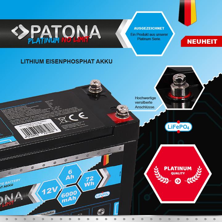 Produktbild Patona Platinum Battery (12 V, 50 Ah)