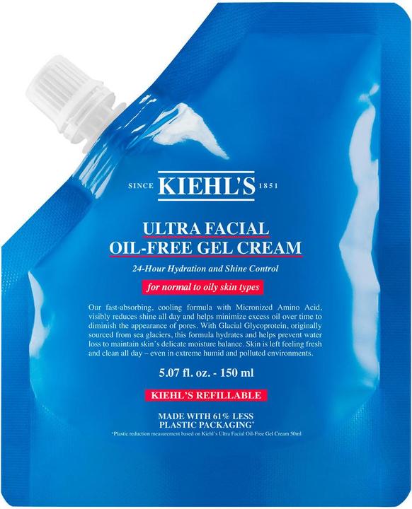 Kiehl's Ultra Facial Oil-Free Gel Cream Refill Pouch Gel (150 ml, Gesichtsgel)
