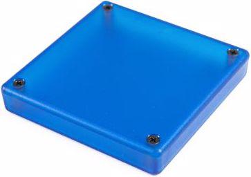 Actual product image Hammond 1551XFLGY Universal enclosure 80 x 80 x 20 ABS Gray 1 pc. (Housing)