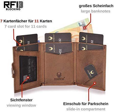 Produktbild Donbolso Wallety NextGen Leder, braun