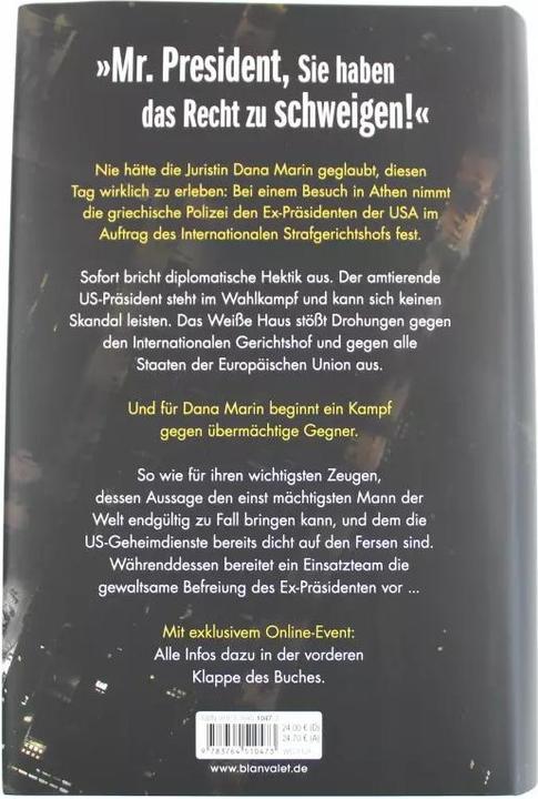 Immagine prodotto Der Fall des Präsidenten (Tedesco, Marc Elsberg, 2021)