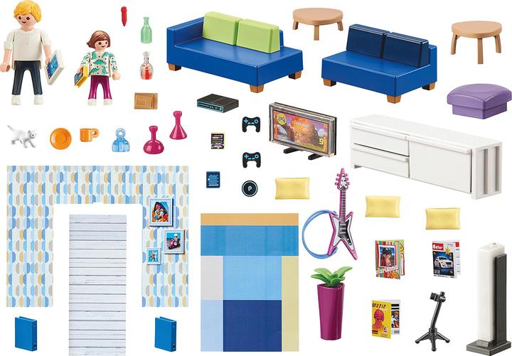 Produktbild Playmobil Wohnzimmer (70989, Playmobil City Life)