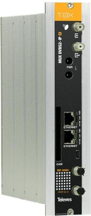 Produktbild Televes U3QIP-S2-CI T-0X-Streamer 3 x DVB-S2 in IP mit CI Kabelaufbereitungssystem