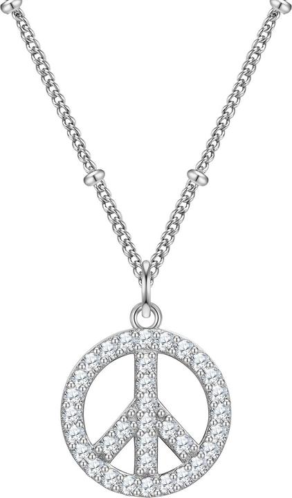 Glanzstücke München Damen Halskette Peace - 36600 (Sterling Silber)
