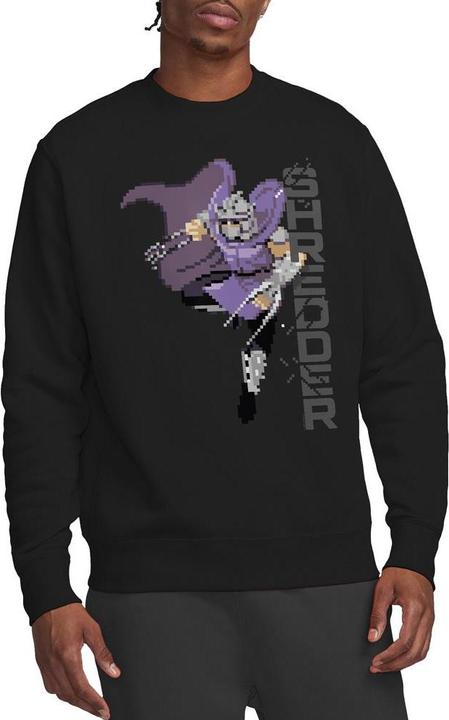Actual product image Teenage Mutant NT Unisex Adult Arcade Shredder Retro Sweatshirt (L)