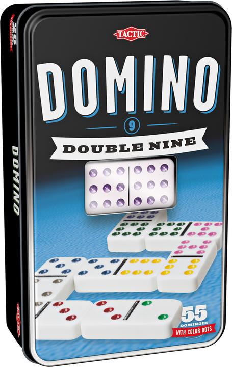 Image du produit Tactic Domino Double 9, âge préscolaire, garçon/fille, 5 an(s), 99 an(s), 47 mm, 115 mm