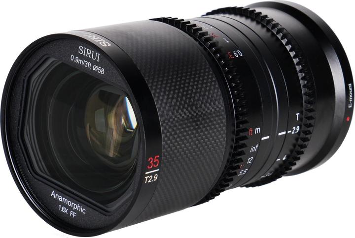 Actual product image Sirui Saturn 35mm T2.9 1.6x anamorph Sony E (Sony E, full size)