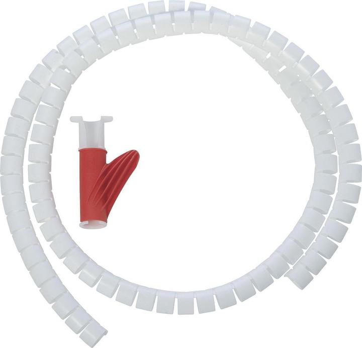 Immagine prodotto MicroConnect Mangiacavi 25mm bianco 20metro (2000 cm)
