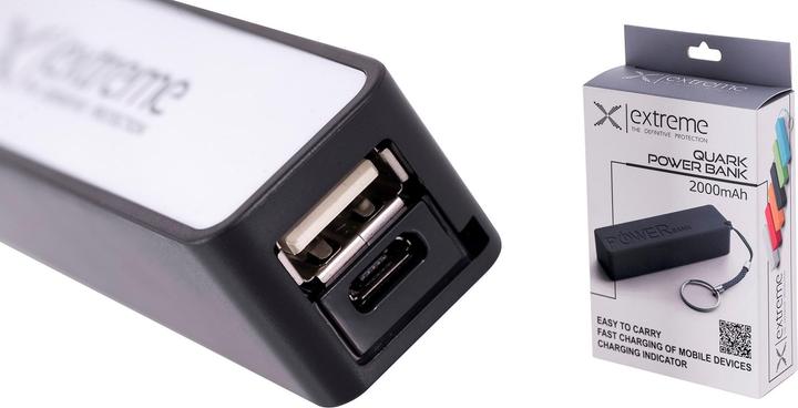 Produktbild Esperanza EXTREME XMP101K QUARK Akkuladegerät 2000 mAh Schwarz (2000 mAh)