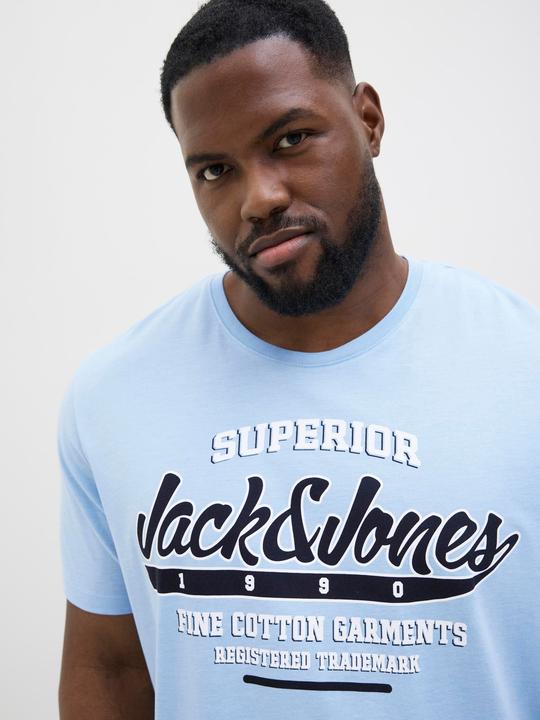 Produktbild Jack & Jones Jjelogo Tee Ss O-Neck 2 Col Aw24 S Pls (5XL)