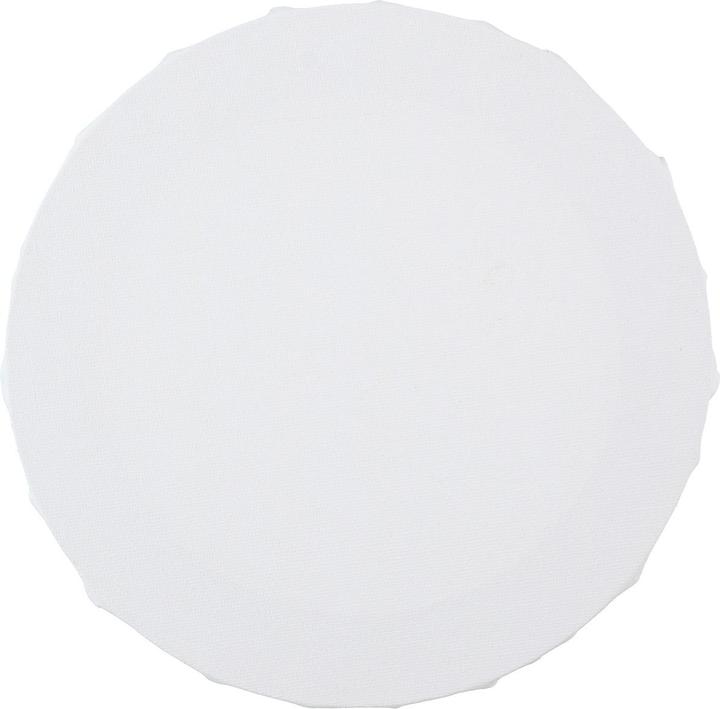 Actual product image Natura Punto Canvas on stretcher frame, round