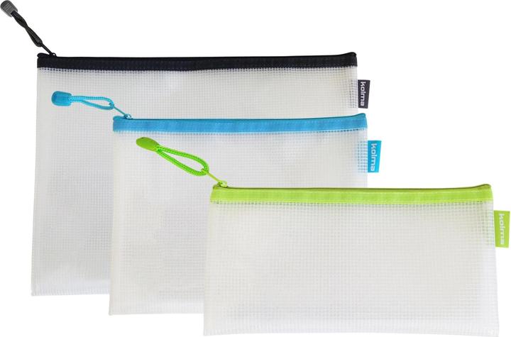 Actual product image Kolma Mesh bag zip pouch kiwi (23 x 11.5 cm, 1 x)