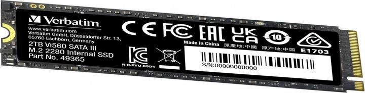 Actual product image Verbatim Vi560 (2000 GB, M.2 2280)
