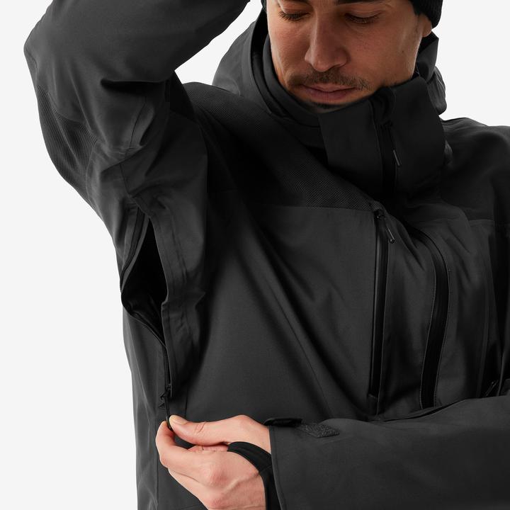Immagine prodotto Wedze Giacca da sci da uomo impermeabile e resistente - 500 Sport nero (L)