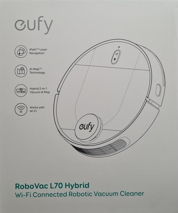 Image du produit eufy RoboVac L70 Aspirateur robot hybride 2 en 1 avec fonction balayage, navigation laser iPath, WLAN,...
