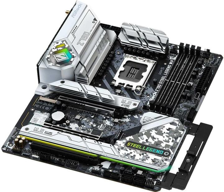 Productafbeelding AsRock Z790 STEEL LEGEND WIFI ATX Intel DDR5 So.1700 retail (LGA 1700, Intel Z790, ATX)
