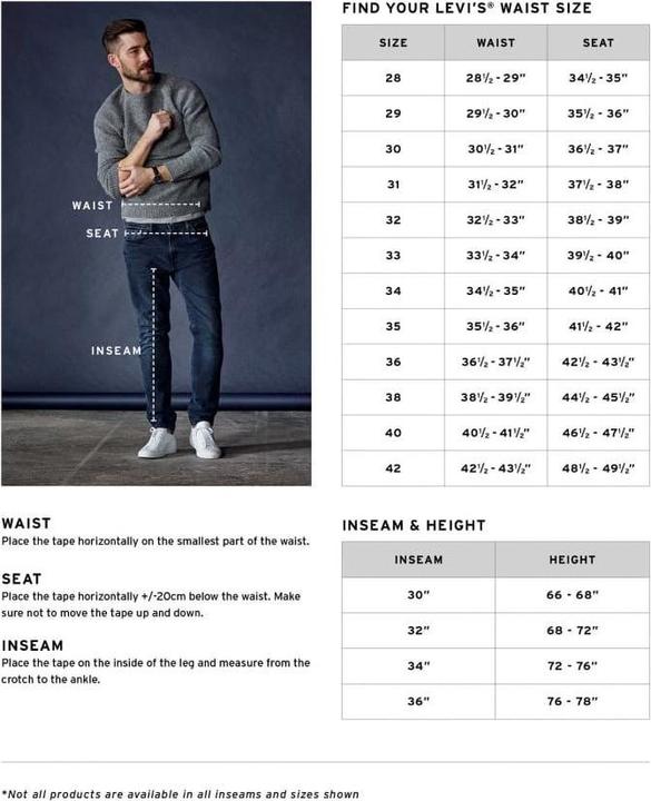 Produktbild Levis Levi‘s 511 Jeans rinsed playa (W34/L30)